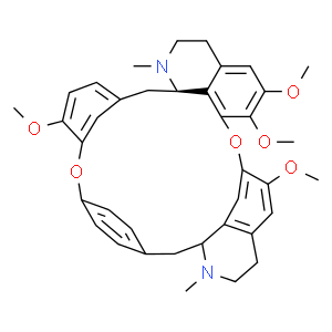 粉防己堿；漢防己甲素